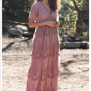 Mauve Pink Blush dress